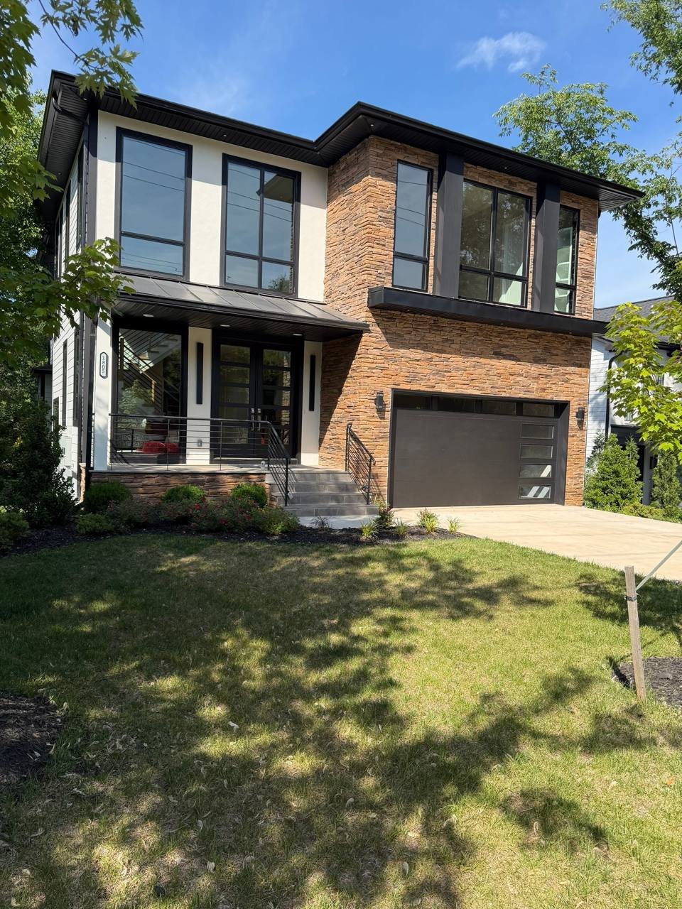 Finished home front