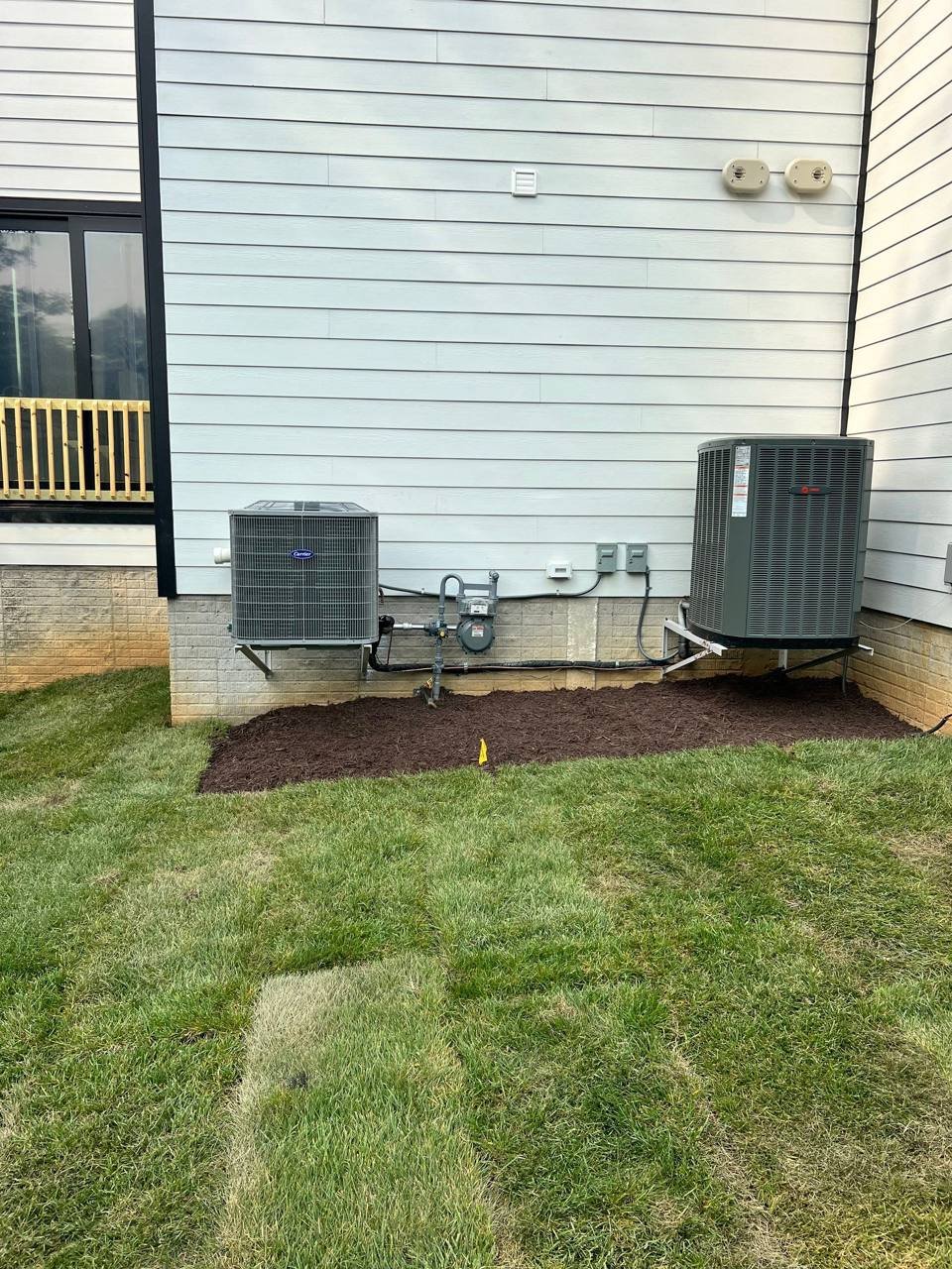 Carrier and Trane condensers
